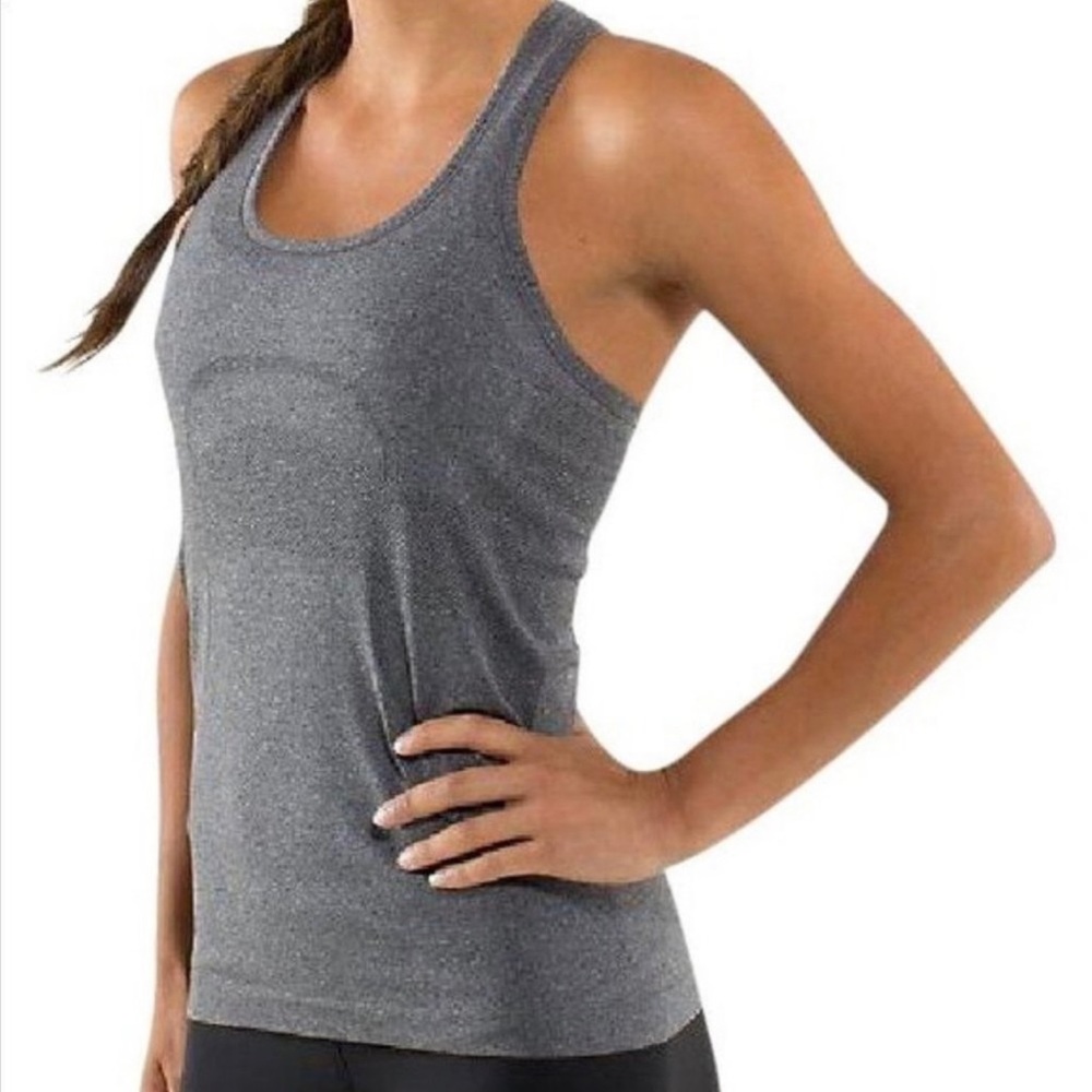 Lululemon gray swiftly tech tank top 8 shirt